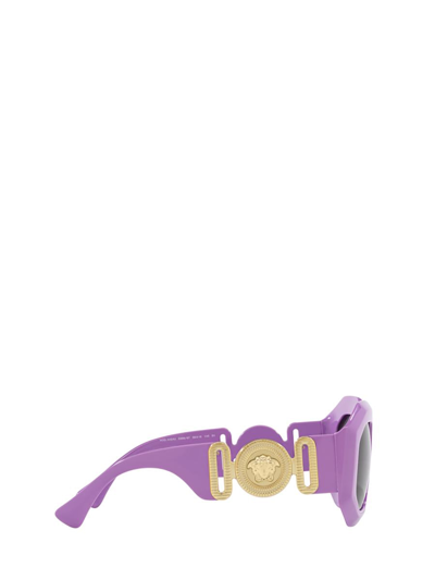 Shop Versace Eyewear Sunglasses In Violet