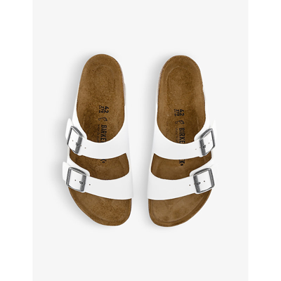 Birkenstock Arizona Soft Footbed In White Birko