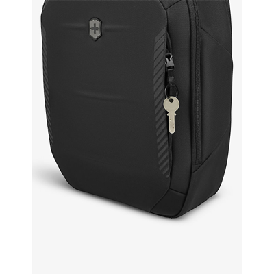 Victorinox Mens Black Crosslight City Daypack Recycled-polyester Backpack In Black