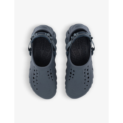 Shop Crocs Men's Storm Echo Logo-embossed Rubber Clogs