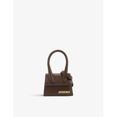 Jacquemus Midnight Brown Le Chiquito Leather Cross-body Bag | ModeSens