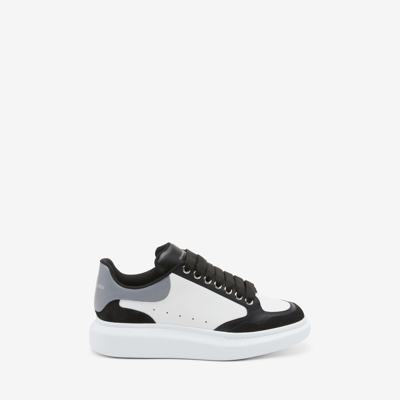 Shop Alexander Mcqueen Oversized Sneaker In Black/white/grey