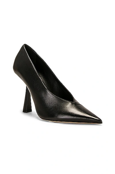 Shop Jimmy Choo Maryanne 100 Leather Pump In Black