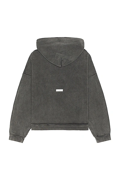 Acne Studios Hooded Sweater Drawstring Ribbed Cuffs In Black