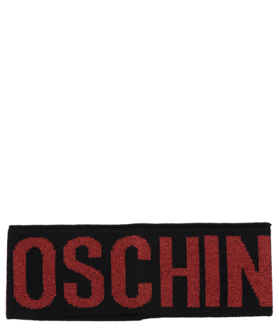 Shop Moschino Headband In Black