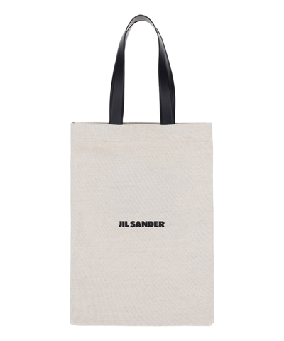 Shop Jil Sander Tote Bag In White