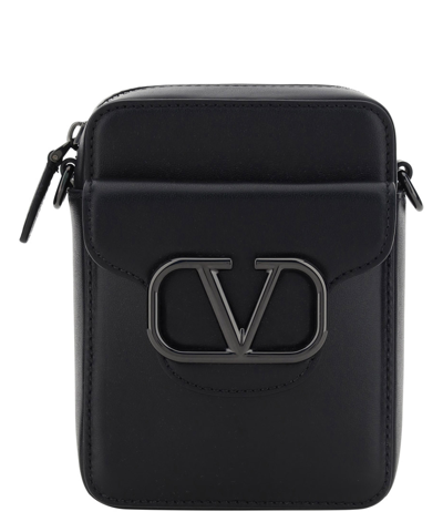 Shop Valentino Crossbody Bag In Black