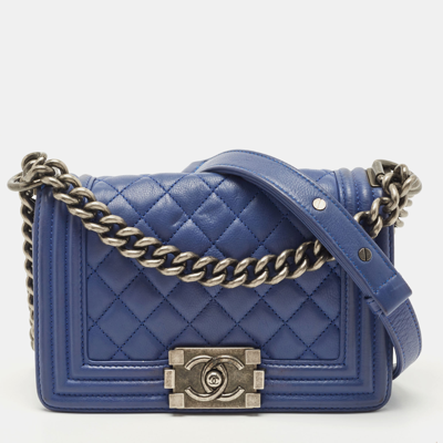 Chanel Quilted Small Boy Bag