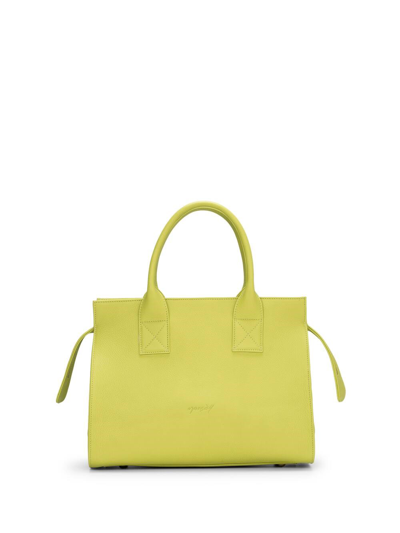Shop Marsèll Curva Piccola Mb0423 Tote Bags In Yellow