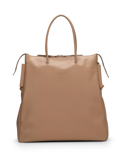 Shop Marsèll Saccone Mb0418 Tote Bags In Brown