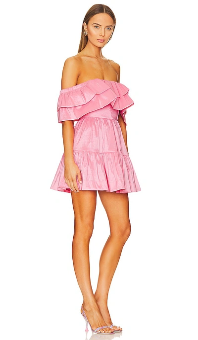 Shop Aureta Lyla Mini Dress In Pink