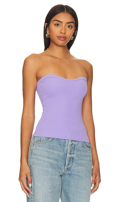 Shop La Made Del Rey Tube Top In Lavender