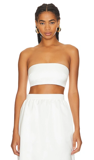 Shop Weworewhat Bandeau Top In White