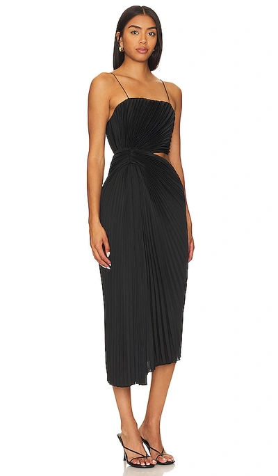 Shop Alice And Olivia Fayeth Maxi Dress In Black