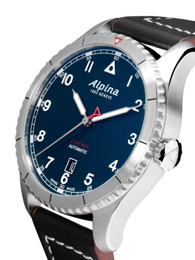 Shop Alpina Startimer Pilot Automatic 41mm In Grün