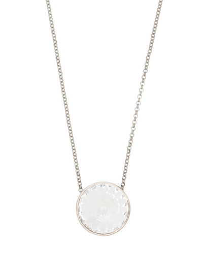 Shop Forte Forte Crystal-embellished Chain Necklace In Silber