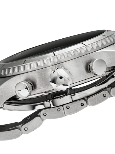 Shop Alpina Startimer Pilot Quartz Chronograph Big Date 41mm In Silber