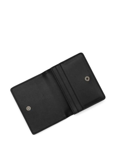 Dolce & Gabbana Monogram-jacquard Bi-fold Cardholder In Schwarz