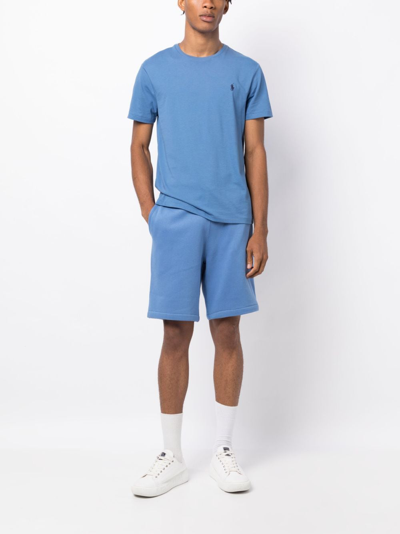 Polo Ralph Lauren Joggingshorts Mit Polo Pony In Blue