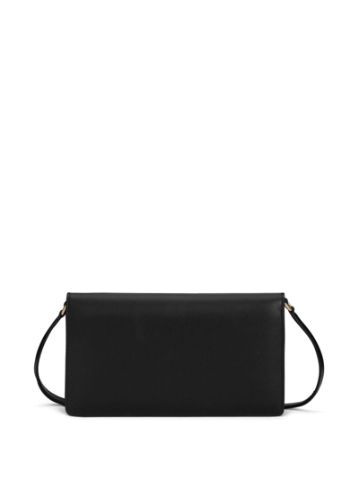 Shop Dolce & Gabbana Dg-logo Leather Shoulder Bag In Schwarz