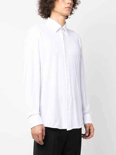 Hugo Boss Boss White Fitted Shirt Hank In Weiss