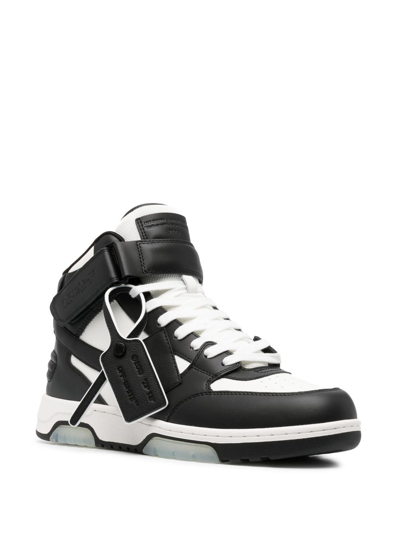 Shop Off-white Out Of Office Mid-top Sneakers In Schwarz