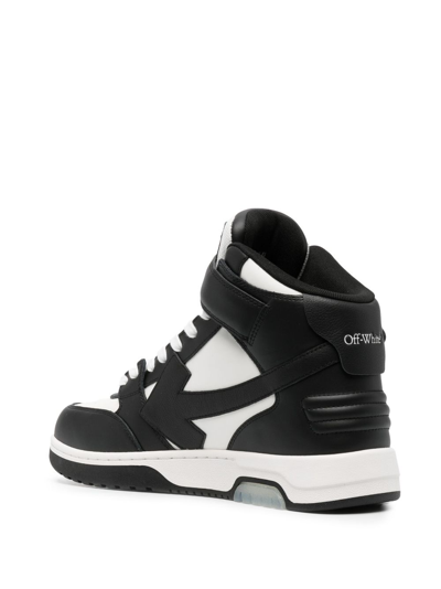 Off-white Off White Out Of Office Mid Top Sneakers Men In Black