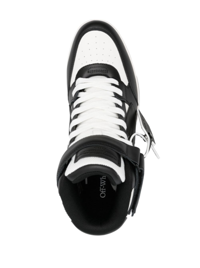 Shop Off-white Out Of Office Mid-top Sneakers In Schwarz