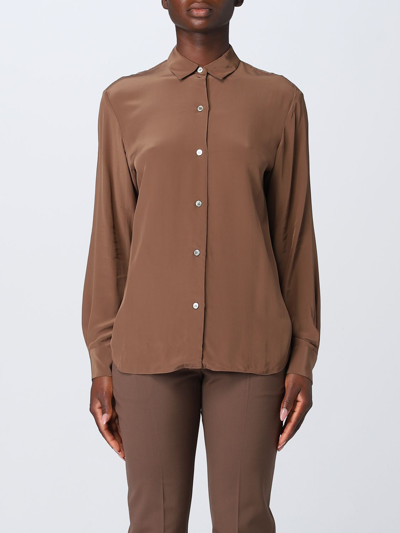 Shop Theory Shirt  Woman Color Brown