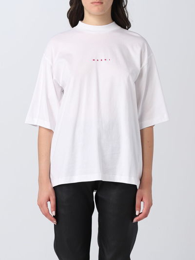 Shop Marni T-shirt  Woman In White