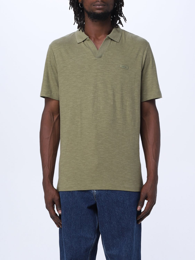 Shop Calvin Klein Polo Shirt  Men Color Brown