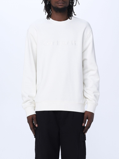 Shop Carhartt Sweatshirt  Wip Men Color White