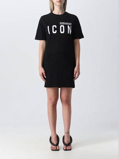 Dsquared2 Icon Renny Dress In Black