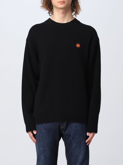 Shop Kenzo Wool Sweater In Black