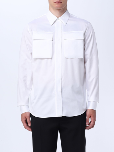Shop Alexander Mcqueen Shirt In Cotton In White