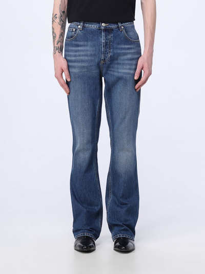 Shop Alexander Mcqueen Jeans In Cotton Blend In Denim