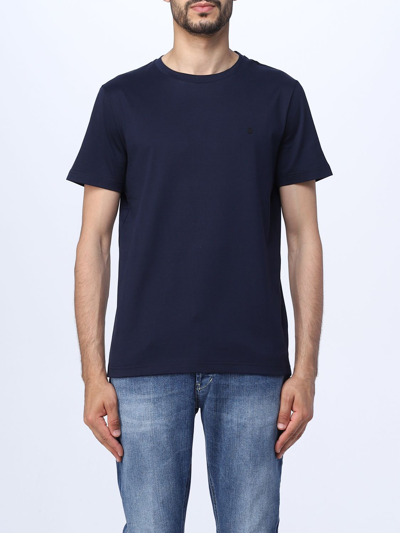 Shop Dondup Cotton T-shirt In Blue