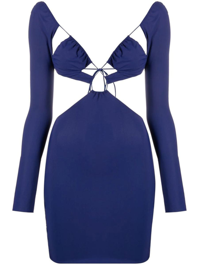 Shop Amazuìn Dress In Midnight Blue