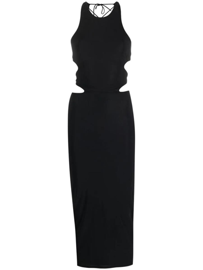 Shop Amazuìn Dress In Deep Black