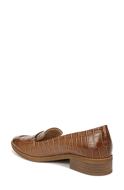 Shop Soul Naturalizer Ridley Loafer Pump In Camel Croco Brown Synthetic