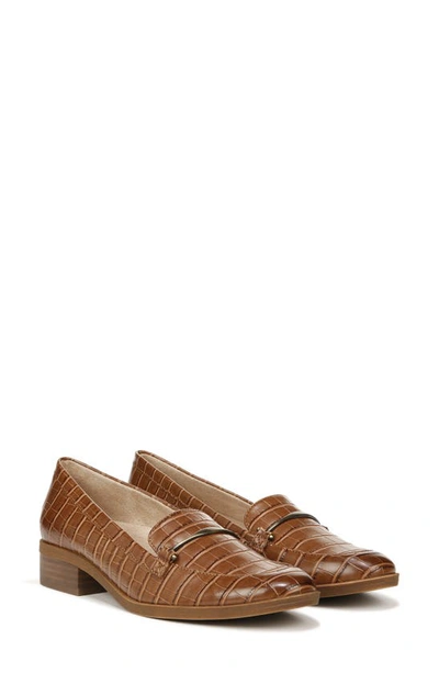 Shop Soul Naturalizer Ridley Loafer Pump In Camel Croco Brown Synthetic