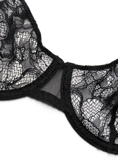 Zhilyova Tara Lace-embellished Bra In Black