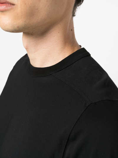 Shop Rick Owens Crew-neck Organic Cotton Sweatshirt In Black