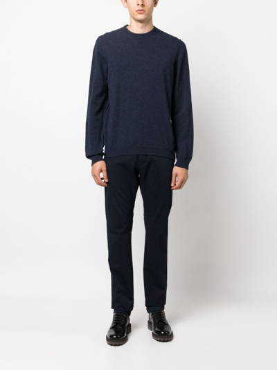 Closed Clifton Slim-cut Trousers In Blue