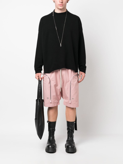 Rick Owens Black Porterville Alpaca Knit Sweater In Black