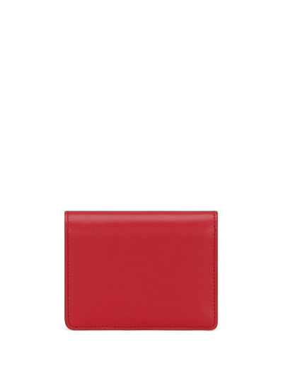 Shop Dolce & Gabbana Dg Logo Wallet In Red