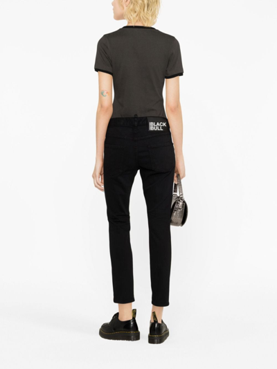 Dsquared2 Black Bull Jennifer Skinny Jeans In Black