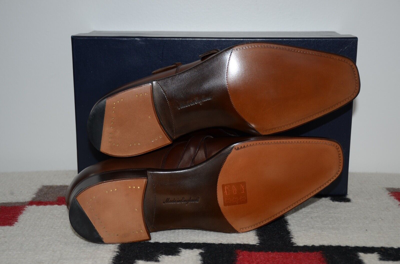 Pre-owned Ralph Lauren Purple Label Edward Green Ancel Double Monk Strap Loafer Shoes