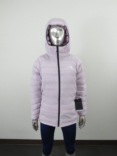 Pre-owned The North Face Womens  Summit Breithorn 50/50 Down Hoodie Insulated Jacket - Fog In Purple