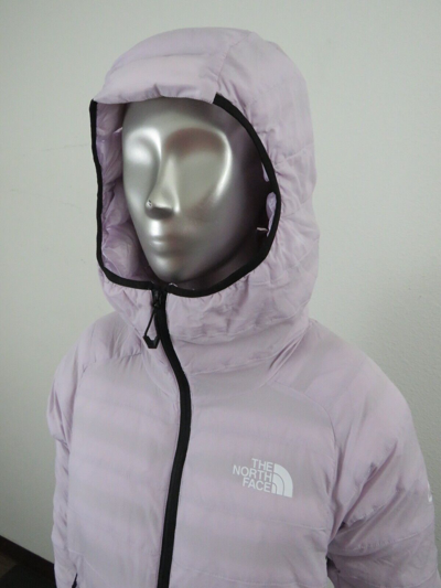 Pre-owned The North Face Womens  Summit Breithorn 50/50 Down Hoodie Insulated Jacket - Fog In Purple